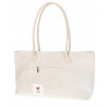 Torebka damska zamszowa shopper 2w1 elegancka lekka torba OS116 Beżowa