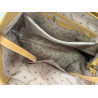 Torebka damska zamszowa shopper 2w1 elegancka lekka torba OS116 Beżowa
