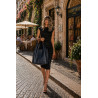 Torebka damska shopper worek listonoszka 2w1 lekka torba WSY26812 Granatowa