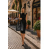 Torebka damska shopper worek listonoszka 2w1 lekka torba WSY26812 Czarna