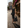 Torebka damska shopper worek listonoszka 2w1 lekka torba WSY26812 Czarna