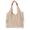 Torebka damska shopper worek listonoszka 2w1 lekka torba WSY26812 Beżowa