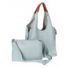 Torebka damska shopper worek listonoszka 2w1 lekka torba WSY26812 Niebieska