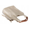 Torebka damska shopper worek listonoszka 2w1 lekka torba WSY26812 Złota
