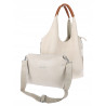 Torebka damska shopper worek listonoszka 2w1 lekka torba WSY26812 Beżowa