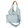 Torebka damska shopper worek listonoszka 2w1 lekka torba WSY26812 Niebieska