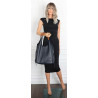 Torebka damska shopper worek listonoszka 2w1 lekka torba WSY26812 Granatowa