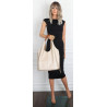 Torebka damska shopper worek listonoszka 2w1 lekka torba WSY26812 Złota
