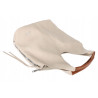Torebka damska shopper worek listonoszka 2w1 lekka torba WSY26812 Beżowa