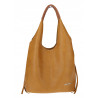 Torebka damska shopper worek listonoszka 2w1 lekka torba WSY26812 Żółta