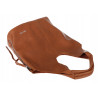 Torebka damska shopper worek listonoszka 2w1 lekka torba WSY26812 Brązowa