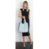 Torebka damska shopper worek listonoszka 2w1 lekka torba WSY26812 Niebieska