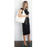 Torebka damska shopper worek listonoszka 2w1 lekka torba WSY26812 Biała