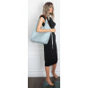 Torebka damska shopper worek listonoszka 2w1 lekka torba WSY26812 Niebieska