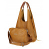 Torebka damska shopper worek listonoszka 2w1 lekka torba WSY26812 Żółta
