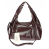 Torebka damska worek listonoszka shopper z ćwiekami modna C90560 Czekoladowa