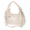 Torebka damska worek listonoszka shopper z ćwiekami modna C90560 Beżowa