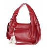 Torebka damska worek listonoszka shopper z ćwiekami modna C90560 Czerwona