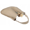 Torebka damska shopper 2w1 worek elegancka modna listonoszka HZN502 Beżowa