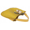 Torebka damska shopper 2w1 worek elegancka modna listonoszka HZN502 Żółta