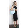 Torebka damska shopper 2w1 worek elegancka listonoszka HZN502 Niebieska