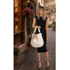 Torebka damska shopper 2w1 worek elegancka modna listonoszka HZN502 Beżowa