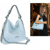 Torebka Damska Listonoszka Worek Shopper Modna na Ramię CH6817 Niebieska