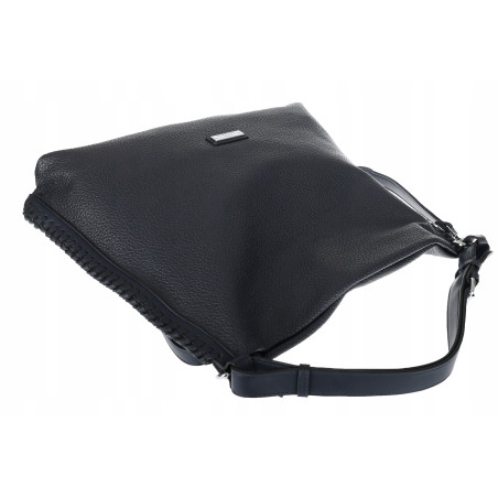 Torebka Damska Listonoszka Worek Shopper Modna na Ramię CH6817 Granatowa