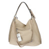 Torebka Damska Listonoszka Worek Shopper Modna torba na Ramię CH6817 Beżowa