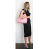 Torebka Damska Listonoszka Worek Shopper Modna torba na Ramię CH6817 Różowa