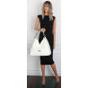 Torebka Damska Listonoszka Worek Shopper Modna torba na Ramię CH6817 Biała