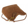 Torebka Damska Listonoszka Worek Shopper Modna na Ramię CC3546 Brązowa