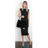 Torebka Damska Listonoszka Worek Shopper Modna Torba na Ramię CC3546 Czarna