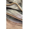 Torebka damska zamszowa pikowana shopper modna listonoszka 601276 Różowa