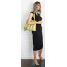 Torebka Damska Listonoszka Kuferek Shopper Torba na Ramię MC682 Zielona