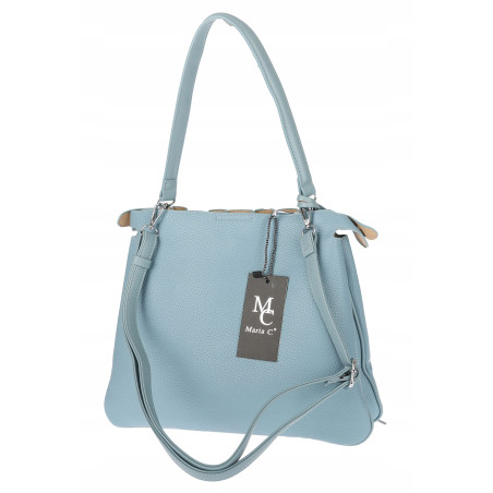 Torebka Damska Listonoszka Kuferek Shopper Torba na Ramię MC682 Niebieska