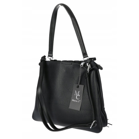 Torebka Damska Listonoszka Kuferek Shopper Torba na Ramię MC682 Czarna
