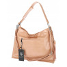 Torebka damska worek shopper na ramię frędzle duża modna boho MC687 Różowa