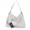 Torebka damska worek shopper na ramię frędzle duża modna boho MC687 Szara