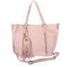 Torebka Damska Shopper worek na Ramię do ręki Listonoszka MC870 Różowa