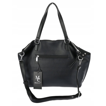 Torebka Damska Shopper worek na Ramię do ręki Listonoszka MC870 Czarna