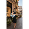 Torebka Damska Shopper worek na Ramię do ręki Listonoszka MC870 Niebieska