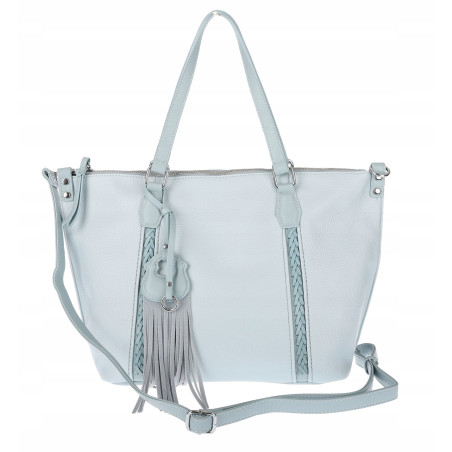 Torebka Damska Shopper worek na Ramię do ręki Listonoszka MC870 Niebieska