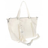Torebka Damska Shopper worek na Ramię modna do ręki Listonoszka MC870 Biała