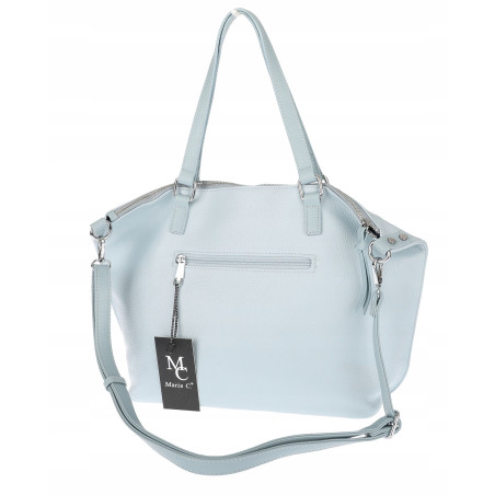 Torebka Damska Shopper worek na Ramię do ręki Listonoszka MC870 Niebieska