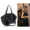 Torebka Damska Shopper worek na Ramię do ręki Listonoszka MC870 Czarna