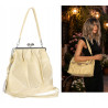 Torebka damska shopper na bigiel pojemna na ramię elegancka RS6085 Żółta