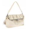 Torebka damska shopper na bigiel pojemna na ramię elegancka RS6085 Beżowa
