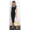Torebka damska shopper na bigiel pojemna na ramię elegancka RS6085 Żółta