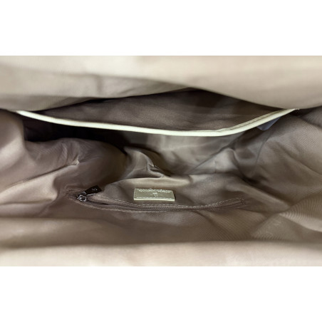 Torebka damska shopper na bigiel pojemna na ramię elegancka RS6085 Żółta